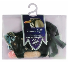 Унисекс страпон Lovetoy Soft-Принц