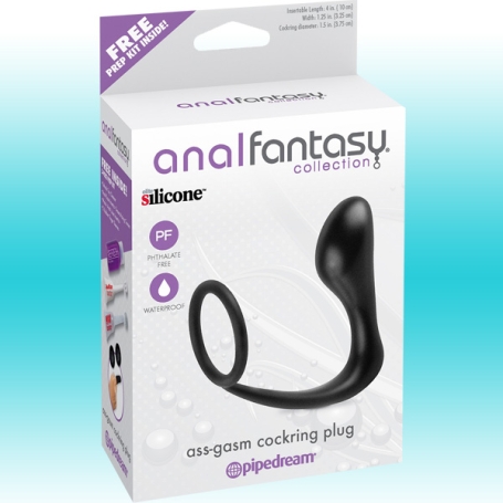 Пробка с кольцом Cockring Plug