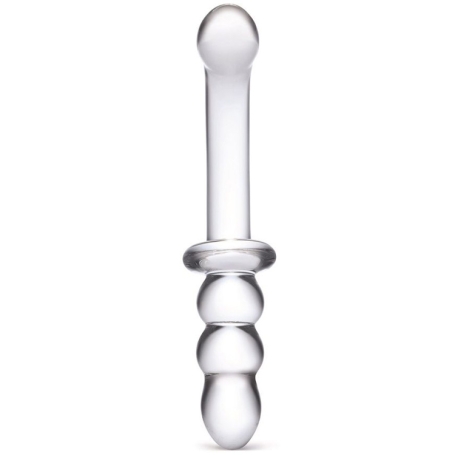 Фаллос из стекла Glas Ribbed G-Spot