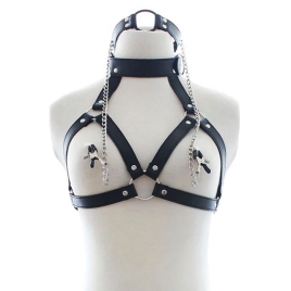 Портупея Notabu с кляпом и зажимами